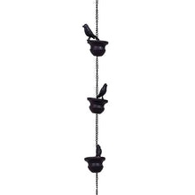WKNHHL Rain Chain, Iron Decorative Gutter Chain Rain Guide Eaves Drainage Functional for Downspouts