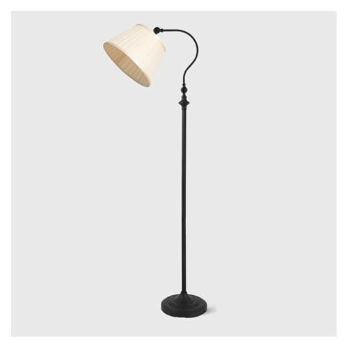 OneGrifN Table Lamp,Atmosphere Lamp， Table Lamp Living Room Lamps Retro Floor Lamp Lamp Retro Vertical Sofa Table Lamp Standing Lamps(Black)