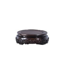 QUANGJN Pcs Plants Saucers Solid Wood Flower Pots, Vases, Handicrafts, Buddha Statues, Teapots, Round Bases, Mahogany Brackets Plant Pot Saucers,