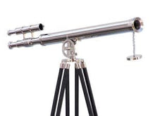 NauticalMart Floor Standing Brushed Nickel Telescope 65" - Pack of 6