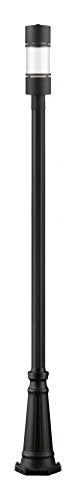 553PHB-519P-BK-LED Black Luminata 1 Light LED Outdoor Post Light