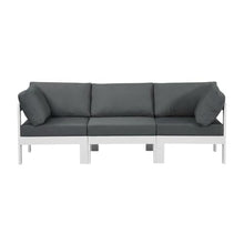 Outdoor Escape Gray Fabric Outdoor Patio Modular Sectional, Multiple Pieces, Comfortable Back Height 17 Inches, Durable Outdoor Fabric