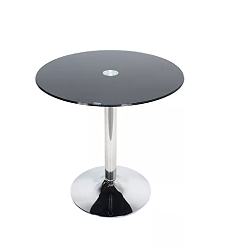 NRFJFOP Sofa Side Table Glass Round Small Apartment Coffee Dining Corridor