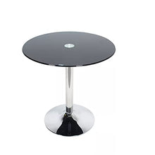 NRFJFOP Sofa Side Table Glass Round Small Apartment Coffee Dining Corridor