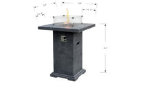 Fire Pit ELEMENTI Montreal Bar Table, Propane Gas
