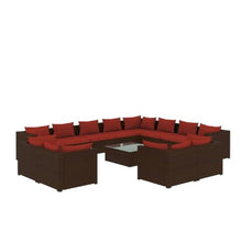 AMBERARD Garden Lounge Set Brown Furniture Set
