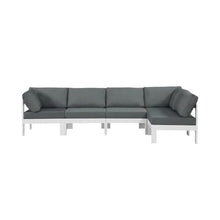 Outdoor Escape Gray Fabric Outdoor Patio Modular Sectional, Weather-Resistant Cushions, Comfortable Back Height, Sturdy Frame for Outdoor Lounge