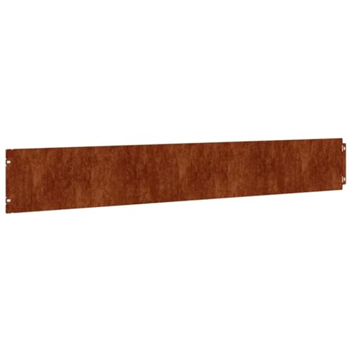 vidaXL Lawn Edging Pack of 50, Flexible Lawn Edging, Flower Bed Edging for Garden, Courtyard, Path, Flower Bed Border, Garden Border, Corten Steel
