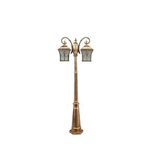 Lights Outdoor Outdoor Lighting Fitting European Victoria Glass Lantern Path Street Light IP55 Waterproof Outdoor Landscape Pole Lamp High Antique Patio Community Swimming Pool Column Lamp Post Light