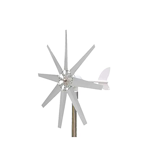 600W Wind Turbines Generator Fit for Home Park Street Light Power Plant Wind Generator with Controller 3 Blades 24v (8 Blades 12v) (5 Blades 12v)