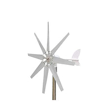 600W Wind Turbines Generator Fit for Home Park Street Light Power Plant Wind Generator with Controller 3 Blades 24v (8 Blades 12v) (5 Blades 12v)