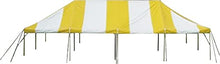 TentandTable 20' x 40' Premium Commercial Pole Tent with Yellow & White Top