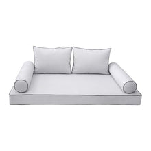 Prolinemax S1 Full Size Contrast Trim Outdoor Daybed Cushion Cover AD105