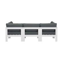 Outdoor Escape Gray Fabric Patio Modular Sectional, Weather-Resistant Cushions, Versatile Seating for Garden, Deck, Porch