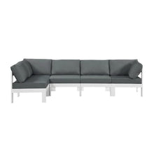 Outdoor Escape Gray Fabric Outdoor Patio Modular Sectional, Weather-Resistant Cushions, Comfortable Back Height, Sturdy Frame for Outdoor Lounge