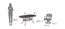Homestyles 7 Piece Outdoor Dining Set Bronze