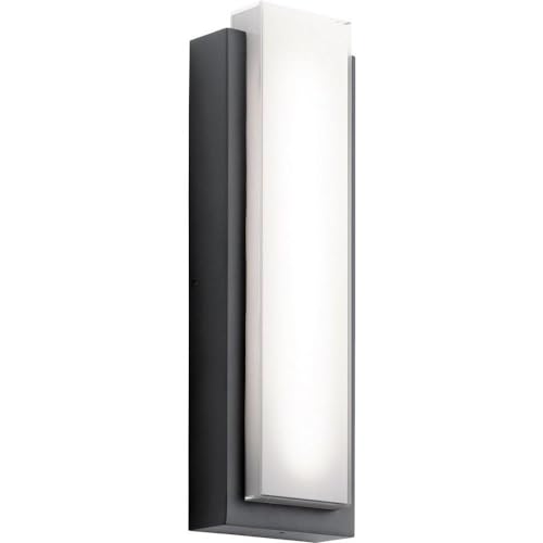Kichler Dahlia Outdoor Wall Sconce 2-Light 139.6 Watts Black