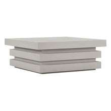 Seasonal Living Provenance Signature FRP Square Coffee Table in Limestone