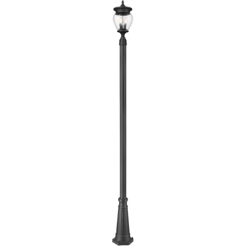 Z-Lite 5016PHMR-519P Davina 3 Light 115" Tall Post Light - Black