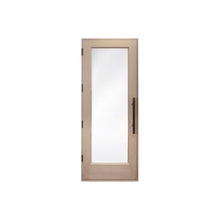 PROSAUNAS Prehung Solid Wood Sauna Door with Insulated Glass, Douglas Fir Sauna Door, Hemlock Jamb, Dual-Pane Insulated Glass, 31.5" x 81.5" (Door Hinged On - Left Side)