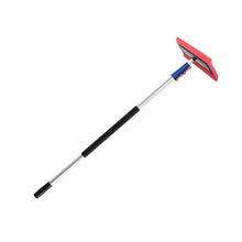 DHXIAMZ Extendable Snow Rake Roof Rake - 5-12 Ft (Up to 18 Ft Reach) Lightweight Aluminum with Soft Foam Pad for Efficient Snow Removal & Solar Panel Cleaning