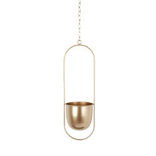 A1DFDFGOQSFG Iron Hanging Flower Pot Decorative Swinging Flower Basket Wall Hanging Flower Pot Decorative Hanging Basket Wall Mount for Home (Size : C) ()