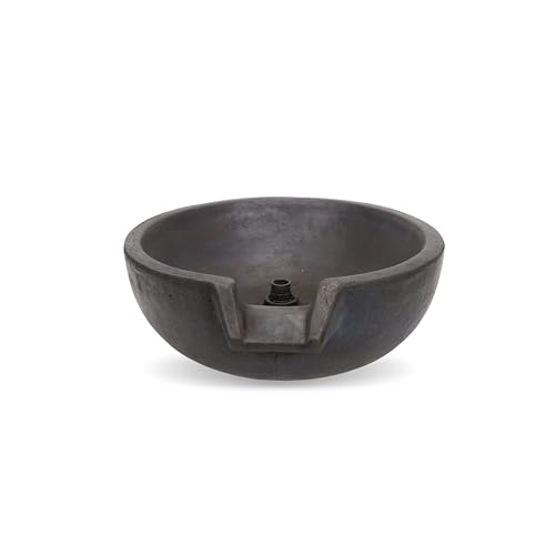 Aquascape Spillway Bowl Water Fountain, Iron Ore, 32 inch Dia (81 cm), 78420