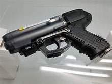 FIRESTORM JPX 6C-S Black Bundle Pepper Spray with Practice Magazine and Holster