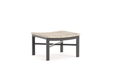 Winston Jasper Ottoman Textured Pewter Frame Finish/Beechwood Weave