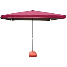 UYTROPLK Qyyztqy Parasol 9Ft Square Portable Patio Outside Umbrellas for Outdoor Garden Table Deck, Beach Umbrella Sun Shelter,Wine Red-9 Ft/280cm