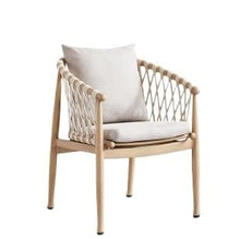 ocpcrn Lounge Chair Scandinavian Outdoor Cafe Dining Table Rattan Chair Garden Patio Leisure Rope Weaving and Chairs
