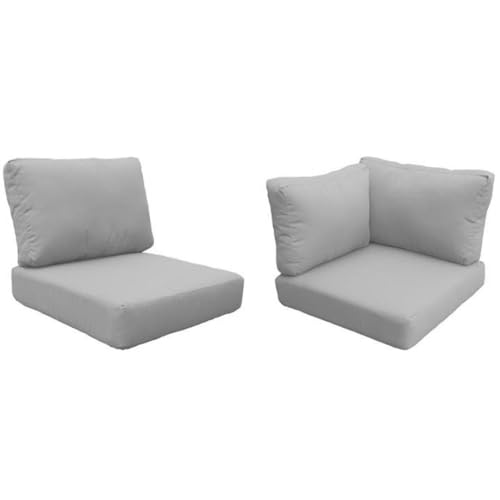 TK Classics Cushions MIAMI-07d Patio Furniture Grey