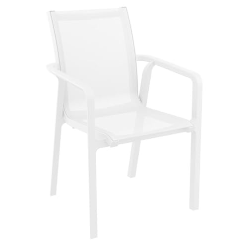 Compamia Pacific Sling Arm Chair in White