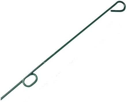 36" Double Loop Green Steel Garden Plant Support Stakes (96)