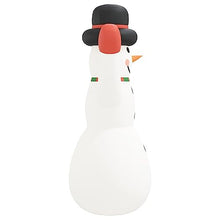 MBDRKVGF Giant 155-Inch Inflatable Snowman Christmas Decoration, LED Lighted Festive Holiday Decor for Outdoor Garden and Indoor Party, Durable Weather-Resistant Oxford Fabric, Quick Setup