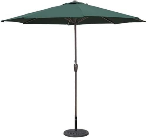 EUQKKWLOY 9FT Outdoor Patio Umbrella UV Protective Sun Shade Garden & Pool Market Parasol Heavy-Duty Deck Umbrella for Beach & Outdoor Relaxation