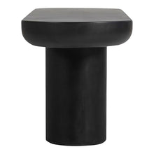 Moe's Home Collection Rocca Bench Black Stone Dining Benches