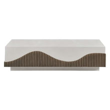 Seasonal Living Provenance Signature FRP Rectangle Coffee Table in Limestone