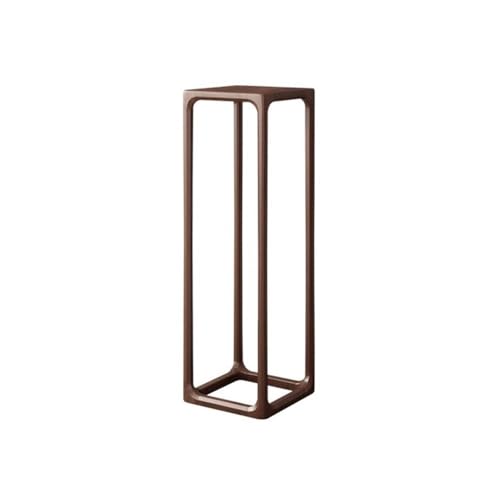 ZHONGCHENGWU Plant Stand Indoor Walnut Wood Shelf Chinese Bonsai Base, Plant Stand for Indoor Outdoor Home Decor(Large)
