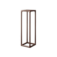 ZHONGCHENGWU Plant Stand Indoor Walnut Wood Shelf Chinese Bonsai Base, Plant Stand for Indoor Outdoor Home Decor(Large)