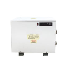 SIMPLEusQ High Efficiency Electric Pool Heat Pump with Touch Display 5.5-24KW Water Heater for Swimming Pool Bathtubs SPA Fast and Efficient(White 11KW)