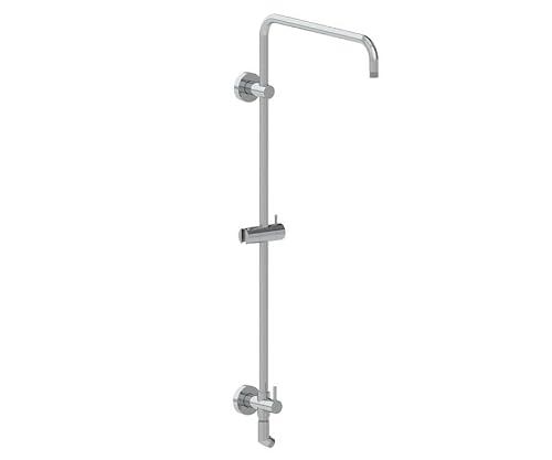 Rain Rail Plus ââ‚¬â€œ Wall Mounted Shower Rail with Bottom Outlet Integral Waterway and Diverter (Short)