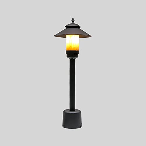 KADELONG Rustic Outside Garden Lamps V-intage Porch Patio Waterproof Lawn Lights IP42 Outdoor Landscape Deck Path Lights External Floor Mount Night Security Lighting Fixture,Chandelier Lighting
