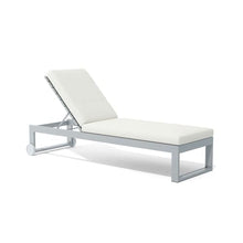 Anderson Teak SL-1008 Lucca Modern Sun Lounger, Gray