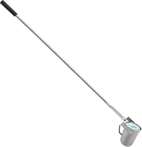 XXKKUQSD 1pc Telescopic Water Sampler - 1000ml Stainless Steel Dipper Rod for Efficient Water Testing and Environmental Monitoring(Stainless Steel,1.43-6meters)