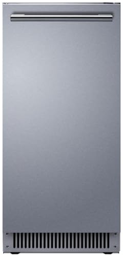 Summit 68 lbs. Clear Ice Maker, Outdoor, Stainless Steel - BIM63OSADA