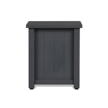 Afuera Living Modern Propane Tank Cover, 20.5" H x 17.5" W, Powder-Coated Metal/Plastic, Gray Finish, Rectangle Design, UV/Rust-Resistant Outdoor Accessory Doubles as Side Table