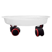GUANKAOBING Plant Flower Pot Mover 4 Wheels Heavy Planter Flowers Pot Mover Trolley Plate Stand Holder Garden Decor Tray Garden Tools (Size : L) ()