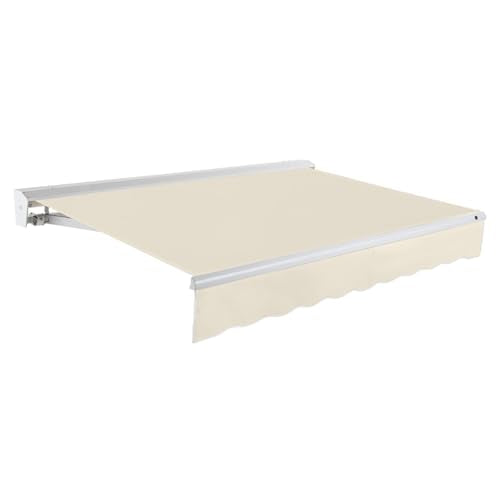 Awntech 18' Destin Right Motor (18' x 10') Retractable Patio Awning, Linen