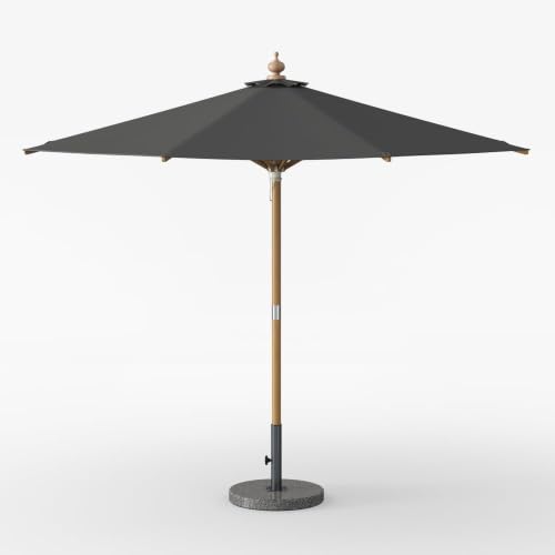 OROTLECT 118" Sun Shades Central Pillar Umbrellas For Outdoor Patio